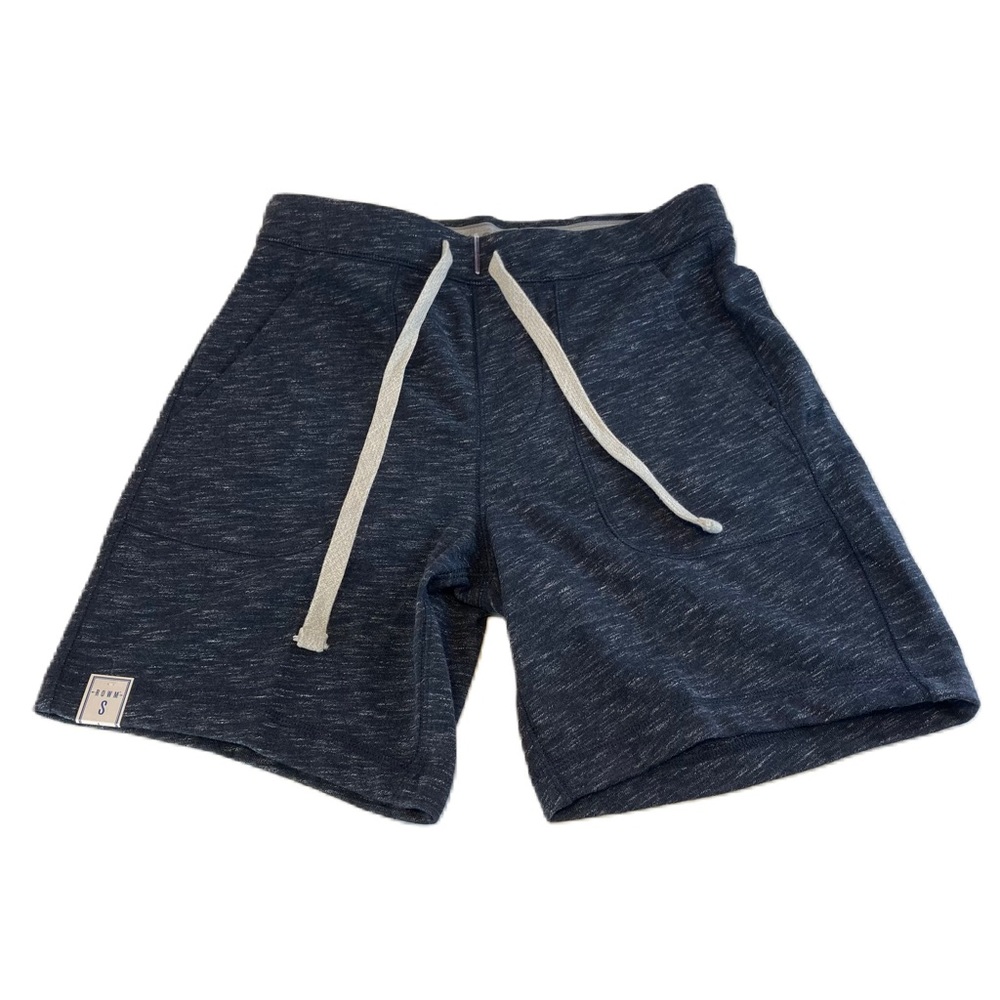 Rowm Solid Nep 7" Inseam Knit Shorts Grey Size S NWT